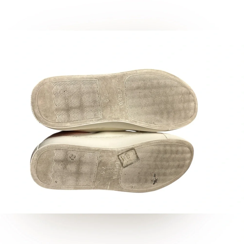 J. Crew Cream and Pink Women's SneakersSize 7